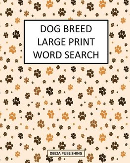 Dog Breed Large Print Word Search