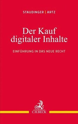 Neues Kaufrecht und Verträge über digitale Produkte