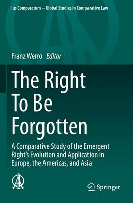 The Right To Be Forgotten