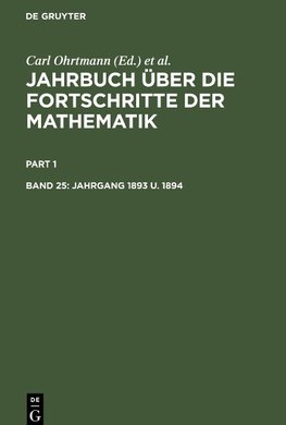 Jahrgang 1893 u. 1894