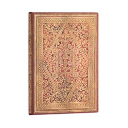 Golden Pathway Midi Lined Hardcover Journal (Elastic Band Closure)