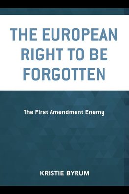 European Right to Be Forgotten