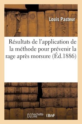 Résultats de l'application de la méthode pour prévenir la rage après morsure