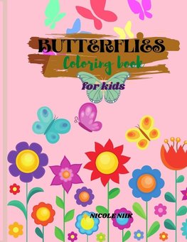 Butterflies colouring book