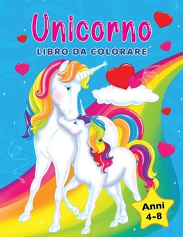 Unicorno libro da colorare
