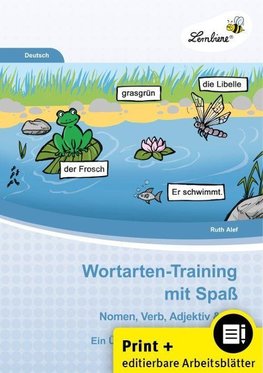 Wortarten-Training mit Spaß - Nomen, Verb