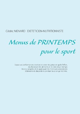 Menus de printemps pour le sport