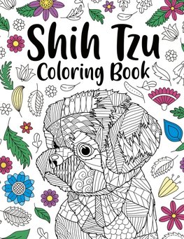 Shih Tzu Adult Coloring Book