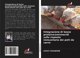 Integrazione di basse proteine/aminoacidi sulla risposta immunitaria dei polli da carne