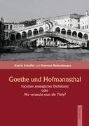 Goethe und Hofmannsthal