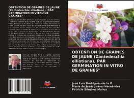 OBTENTION DE GRAINES DE JAUNE (Zantedeschia elliotiana), PAR GERMINATION IN VITRO DE GRAINES"