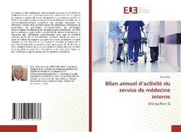 Bilan annuel d'activité du service de médecine interne