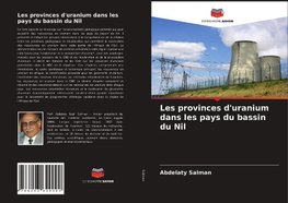 Les provinces d'uranium dans les pays du bassin du Nil