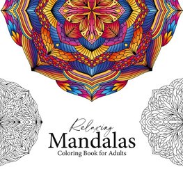 Relaxing Mandalas - Mandala Coloring Book for adults