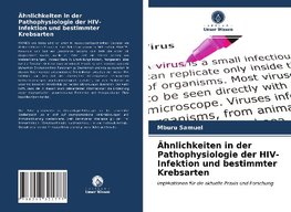 Ähnlichkeiten in der Pathophysiologie der HIV-Infektion und bestimmter Krebsarten