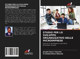 STUDIO PER LO SVILUPPO ORGANIZZATIVO DELLE MICROIMPRESE
