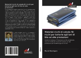 Materiali ricchi di catodo Ni-ricchi per batterie agli ioni di litio ad alte prestazioni
