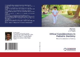 Ethical Considerations in Pediatric Dentistry