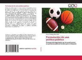 Formulación de una política pública