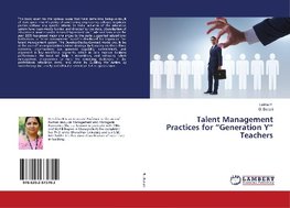 Talent Management Practices for "Generation Y" Teachers