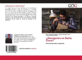 ¿Aborígenes en Santa Clara?