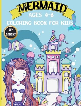 Mermaid Coloring Book for Kids