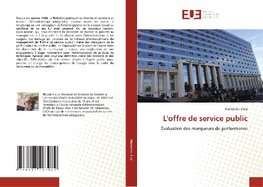 L'offre de service public