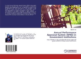 Annual Performance Appraisal System (APAS) in Government Institutions