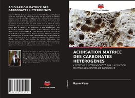 ACIDISATION MATRICE DES CARBONATES HÉTÉROGÈNES