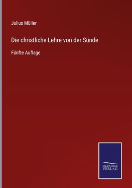 Die christliche Lehre von der Sünde