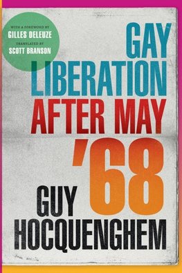 Gay Liberation after May '68