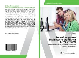 Entwicklung einer betriebswirtschaftlichen Lernplattform