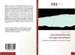 Caractérisation des zonages climatiques