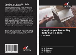 Mangime per biopoultry dalla buccia della casava