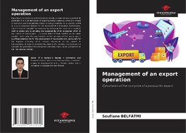 Management of an export operation