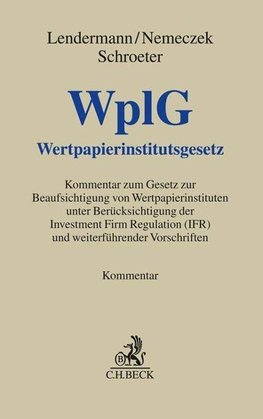 Wertpapierinstitutsgesetz. WpIG
