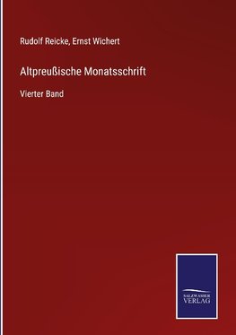 Altpreußische Monatsschrift