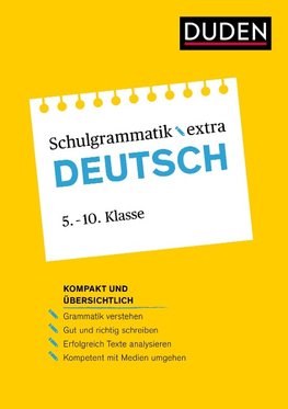Duden Schulgrammatik extra  Deutsch