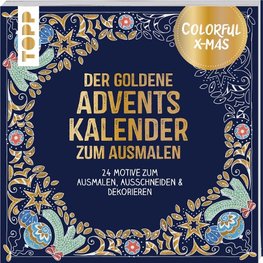 Colorful Christmas - Der Ausmal-Adventskalender