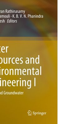Water Resources and Environmental Engineering I