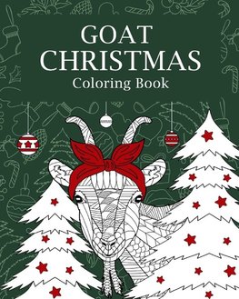 Goat Christmas Coloring Book