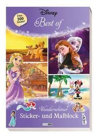 Disney Best of: Wunderschöner Sticker- und Malblock
