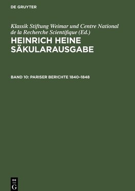 Pariser Berichte 1840-1848