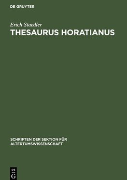 Thesaurus Horatianus