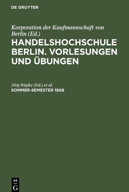 Sommer-Semester 1908