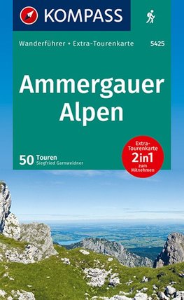 KOMPASS Wanderführer 5425 Ammergauer Alpen, 50 Touren