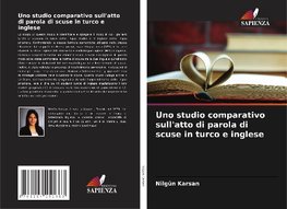 Uno studio comparativo sull'atto di parola di scuse in turco e inglese