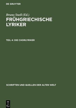 Die Chorlyriker