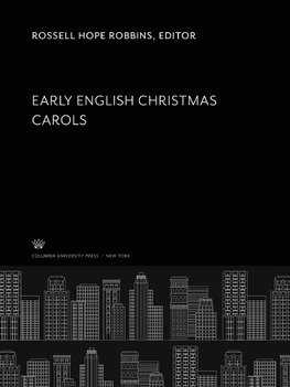 Early English Christmas Carols