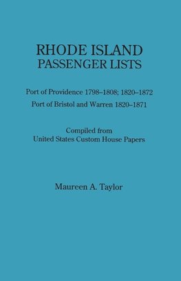 Rhode Island Passenger Lists.